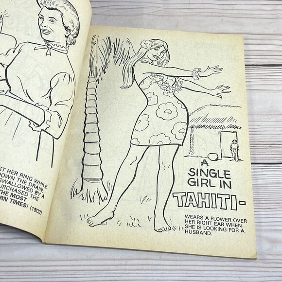 Whitman Ripleys Believe It or Not 1979 Facts Coloring Book Vintage Unused USA - Picture 5 of 7